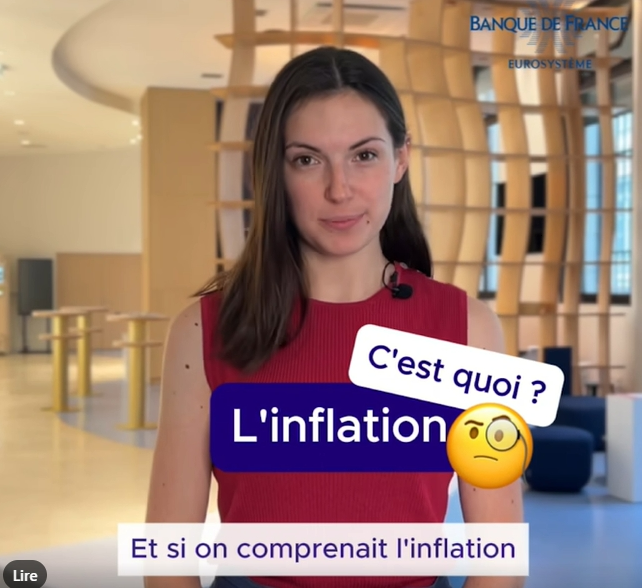 Une définition simple de l'inflation made in Banque de France